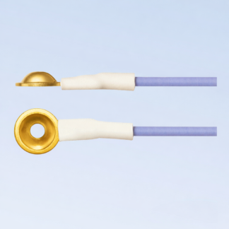 Électrodes cupules pédiatriques Dorées